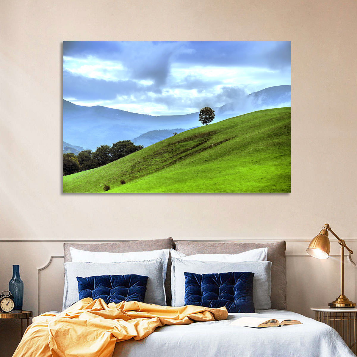 Talish Hillside with Lone Tree Wall Art