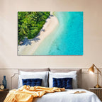Secluded Tropical Beach Wall Art