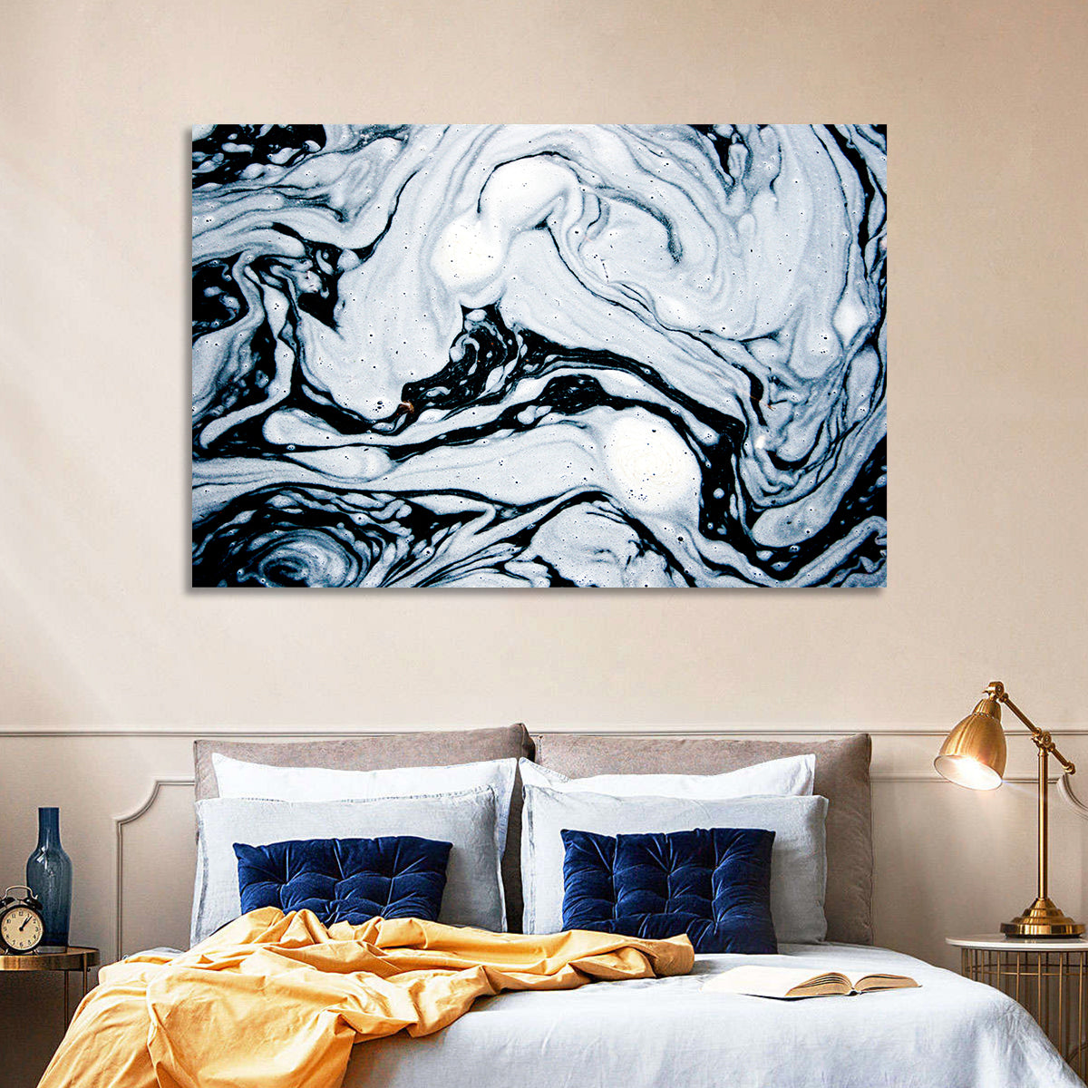 Water Foam Abstract Wall Art