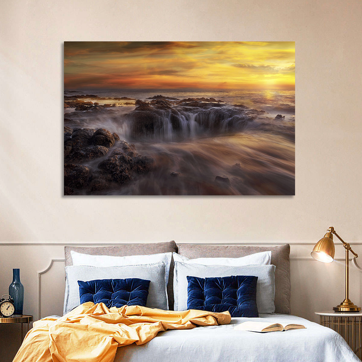 Thors Well at Cooks Chasm Sunset Wall Art