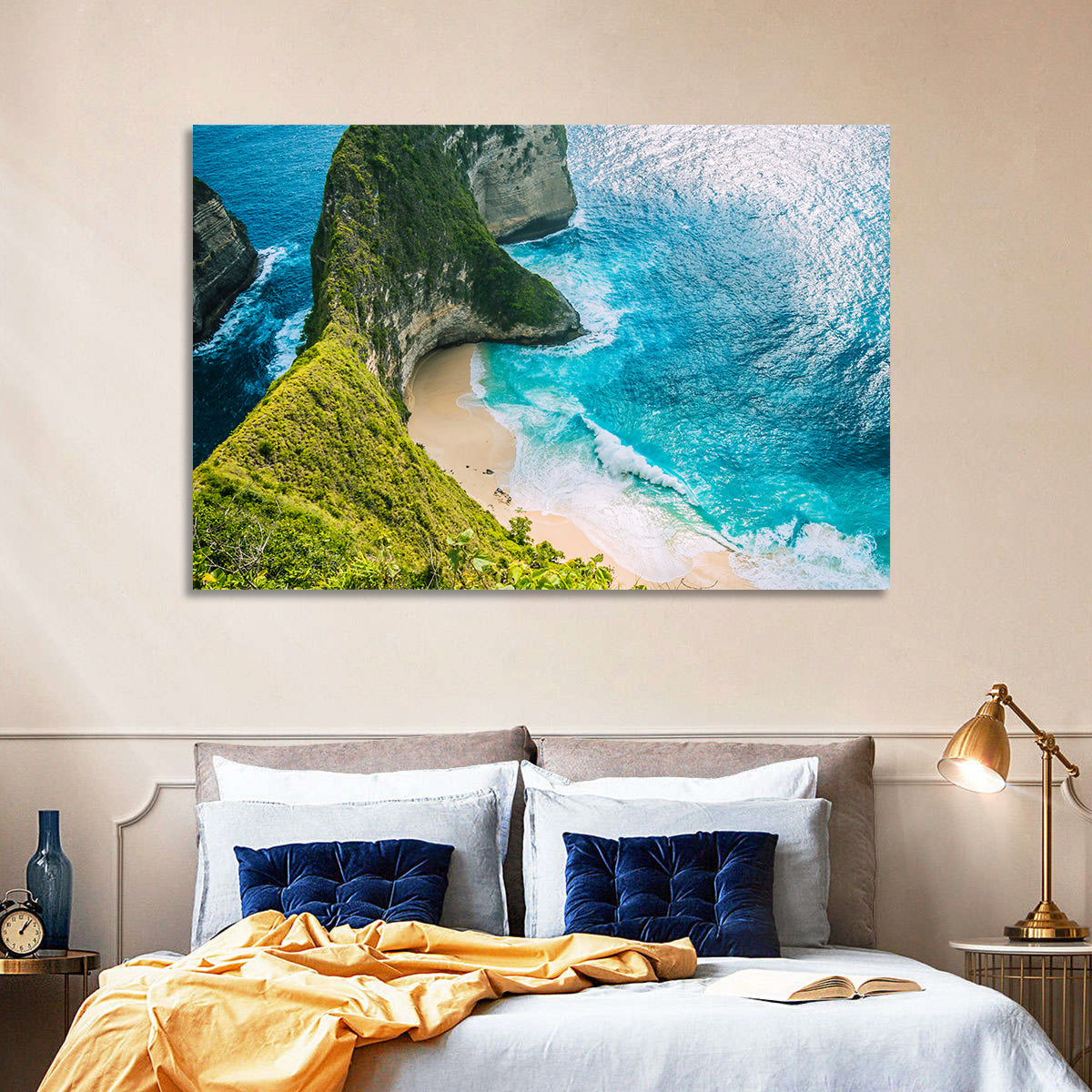 Kelingking Beach, Nusa Penida Wall Art in a room, landscape