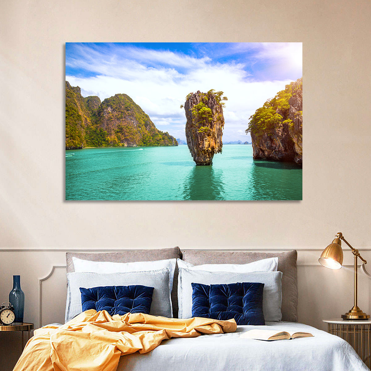 Khao Phing Kan, Phang Nga Bay Wall Art in a room, landscape