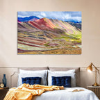 Vinicunca Rainbow Mountain Peru Wall Art