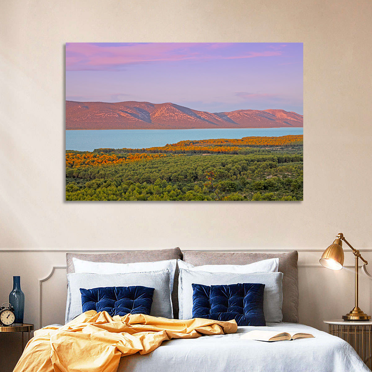 Lake Vrana Golden Hour Wall Art