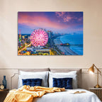 Myrtle Beach Skywheel at Twilight Wall Art