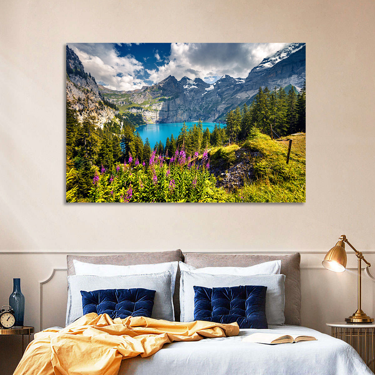 Oeschinensee Summer Landscape Wall Art