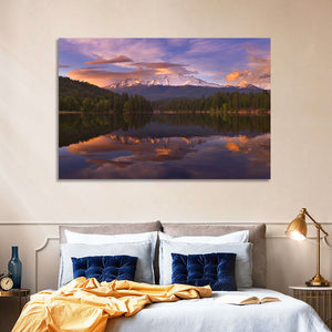 Mt Shasta from Siskiyou Lake Wall Art