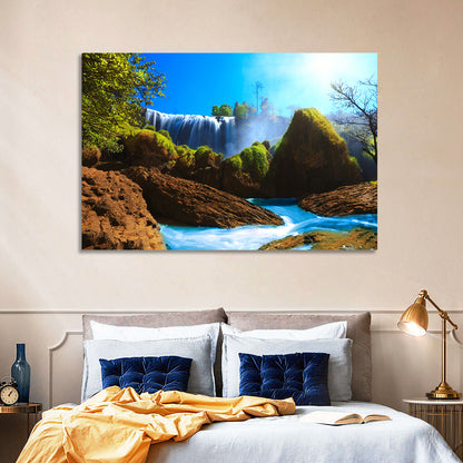 Elephant Waterfall Wall Art