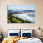 Santos Beach Promenade Wall Art