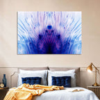 Mirrored Ink Splotch Abstract Wall Art