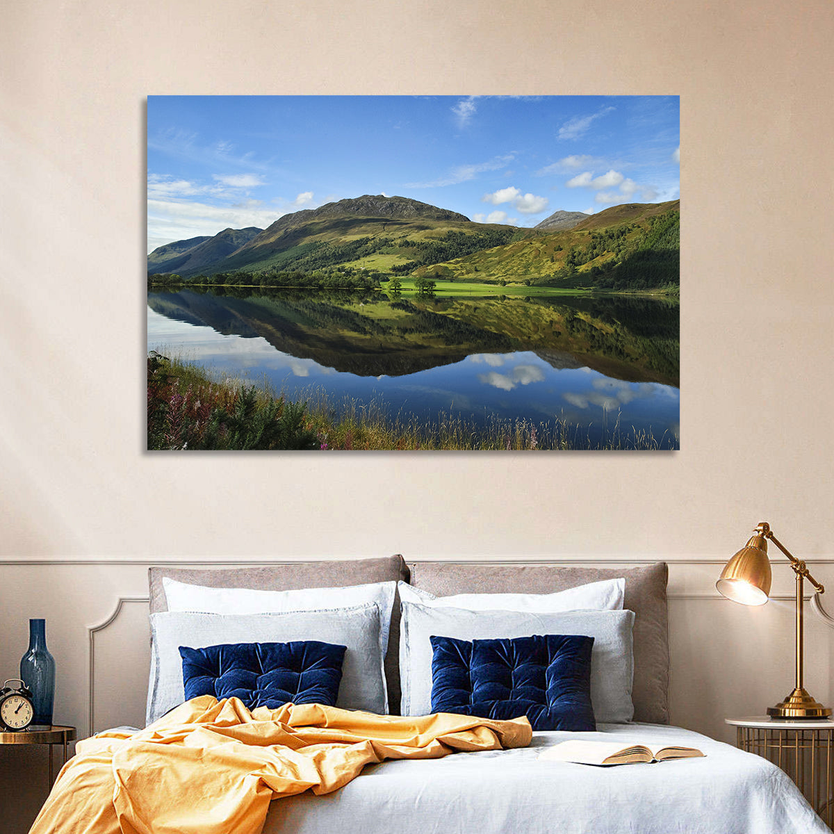 Irish Lake Reflection Wall Art