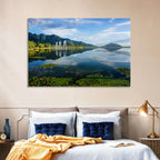 Dal Lake Reflections, Srinagar Wall Art
