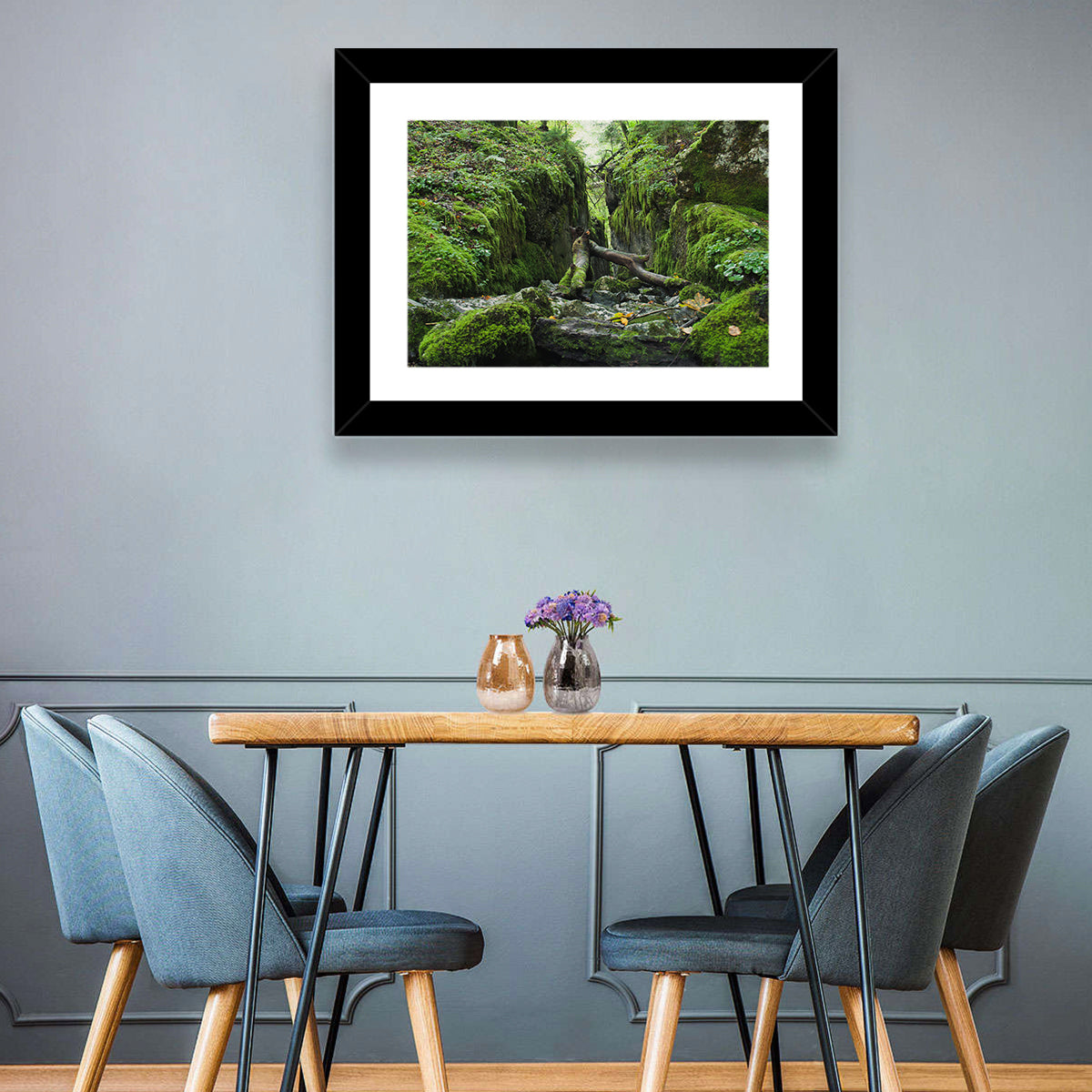 Kammersee Mossy Cleft Wall Art in a room, landscape