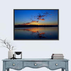 Lake Livingston Sunset Reflection Wall Art