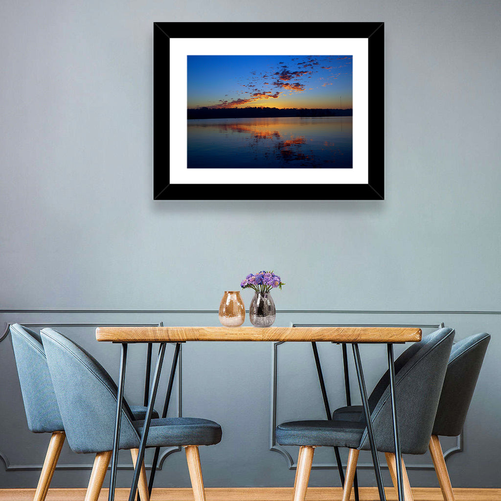 Lake Livingston Sunset Reflection Wall Art