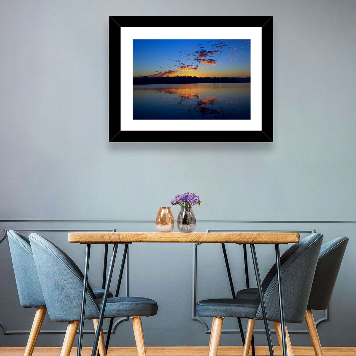 Lake Livingston Sunset Reflection Wall Art