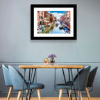 Sunlit Burano Canal, Venice Wall Art