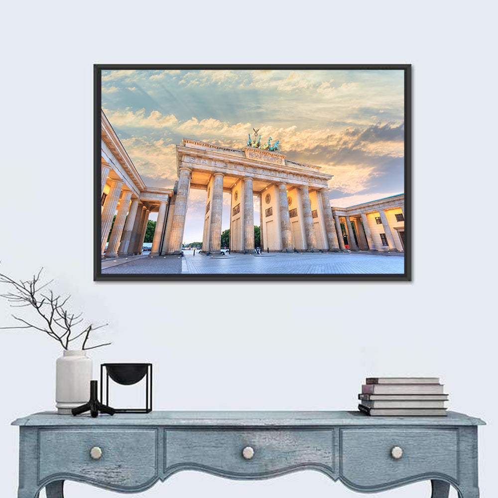 Brandenburg Gate at Sunset Wall Art