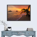 Lanikai Sunrise Over Na Mokulua Wall Art
