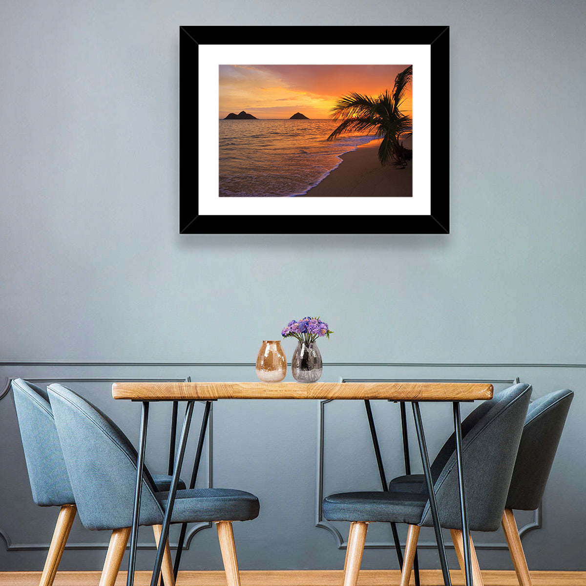 Lanikai Sunrise Over Na Mokulua Wall Art
