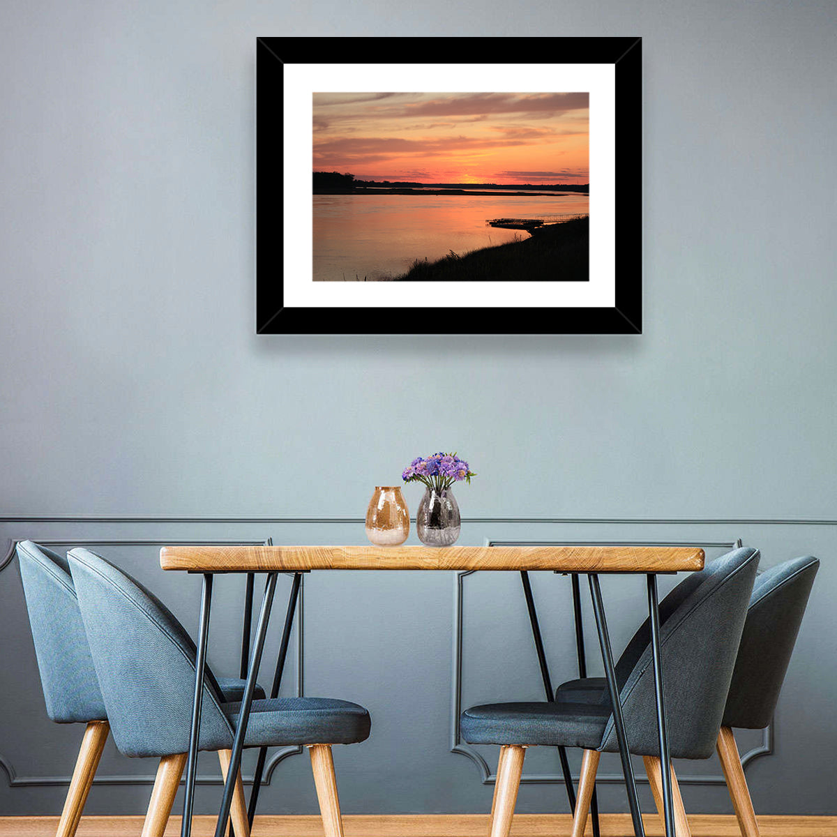 Missouri River Sunset Wall Art