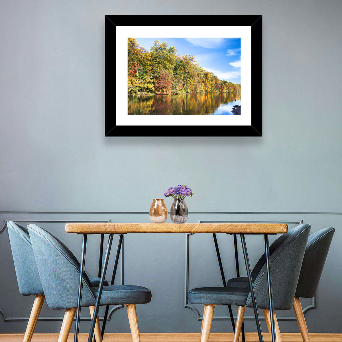 Lake Surprise Autumn Reflection Wall Art