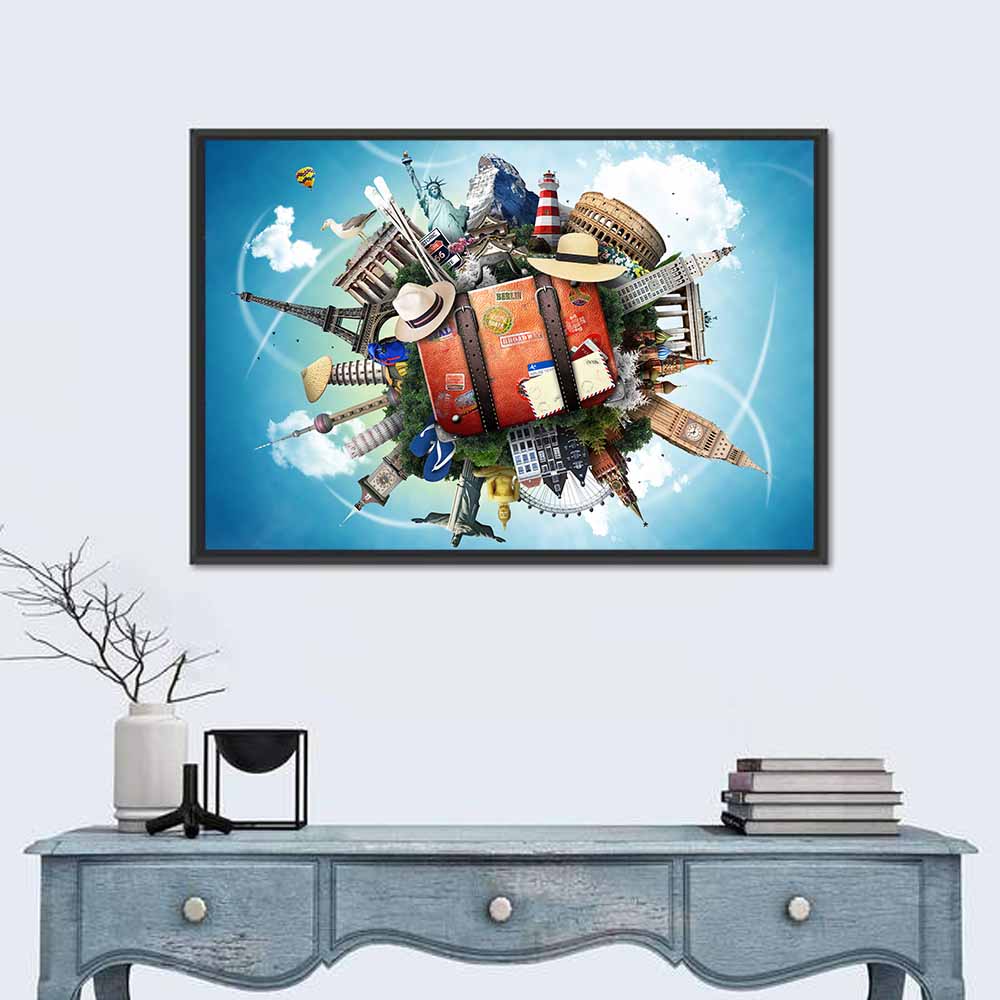 World Landmarks Wall Art
