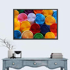 Quilled Color Spirals Wall Art