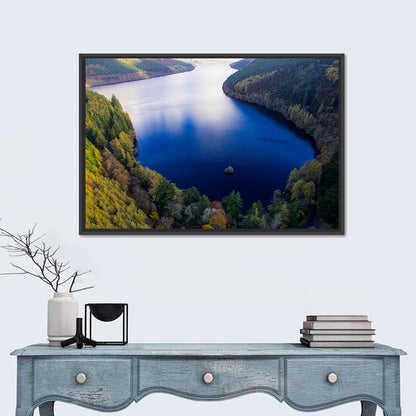 Lake Vyrnwy Aerial  Wall Art