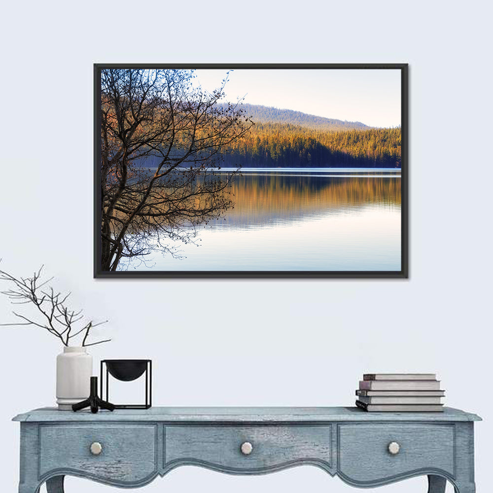Dawn at Odell Lake Wall Art in a room, landscape