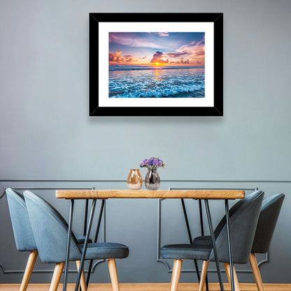 Splashing Ocean Wave Wall Art