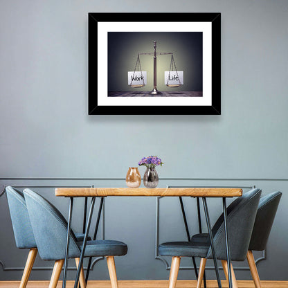 Work Life Balance Wall Art