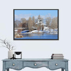 St Naum Ohridski Church by Lake Wall Art