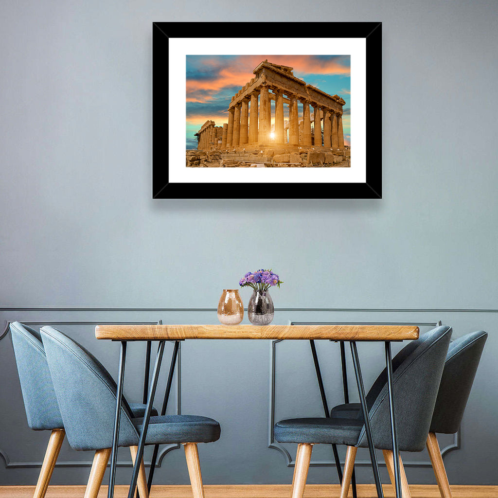 Parthenon at Sunset Wall Art