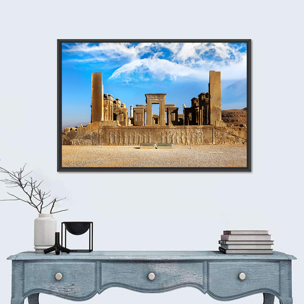 Tachara Palace, Persepolis Wall Art in a room, landscape