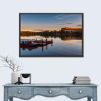 Dutzendteich Lake at Golden Hour Wall Art