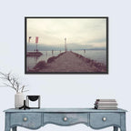 Stone Pier at Lake Garda Wall Art
