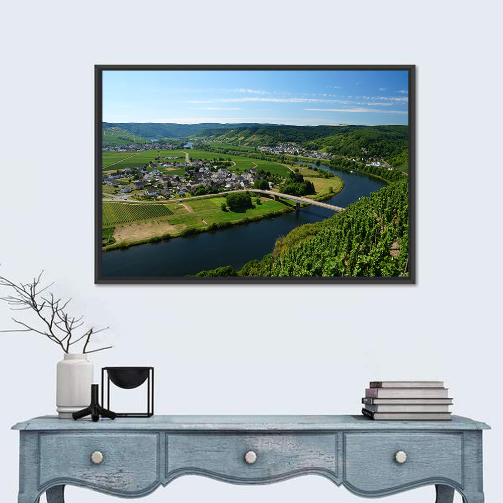 Piesport Moselle River View Wall Art