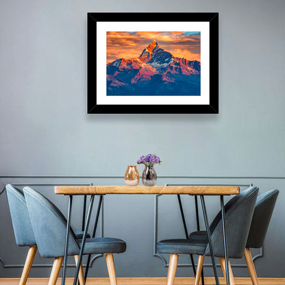 Himalayan Mountain Sunrise Wall Art