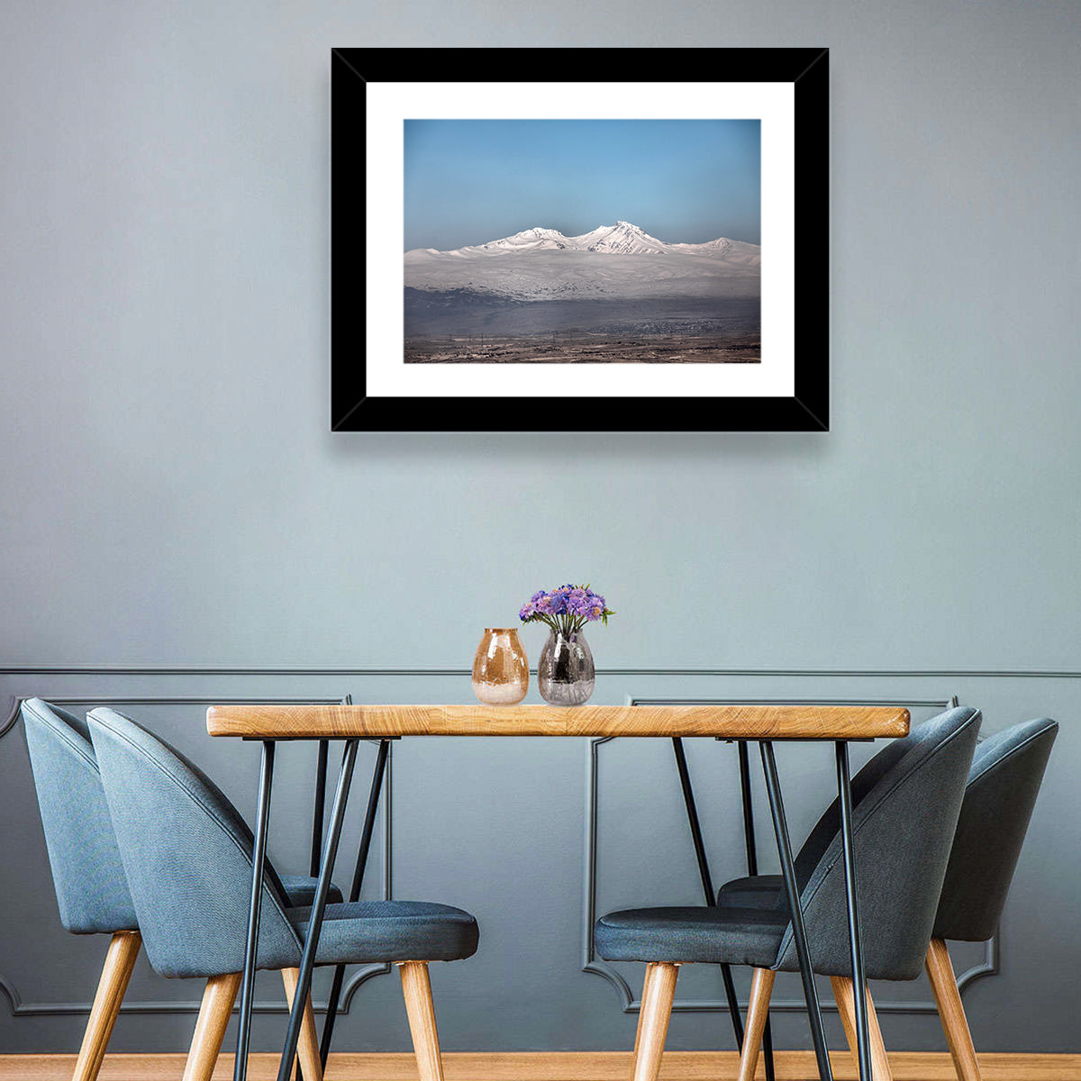 Mount Aragats Winter Landscape Wall Art