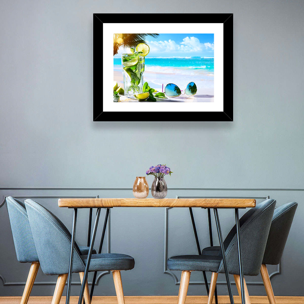 Tropical Beach Bar Wall Art