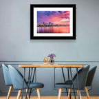 Little Rock Sunset Skyline Wall Art
