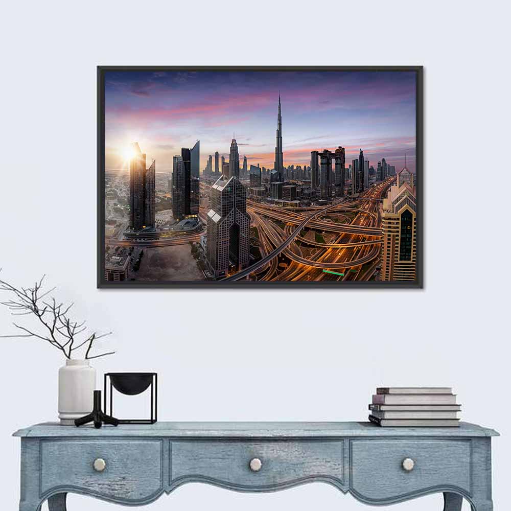 Dubai Skyline Wall Art