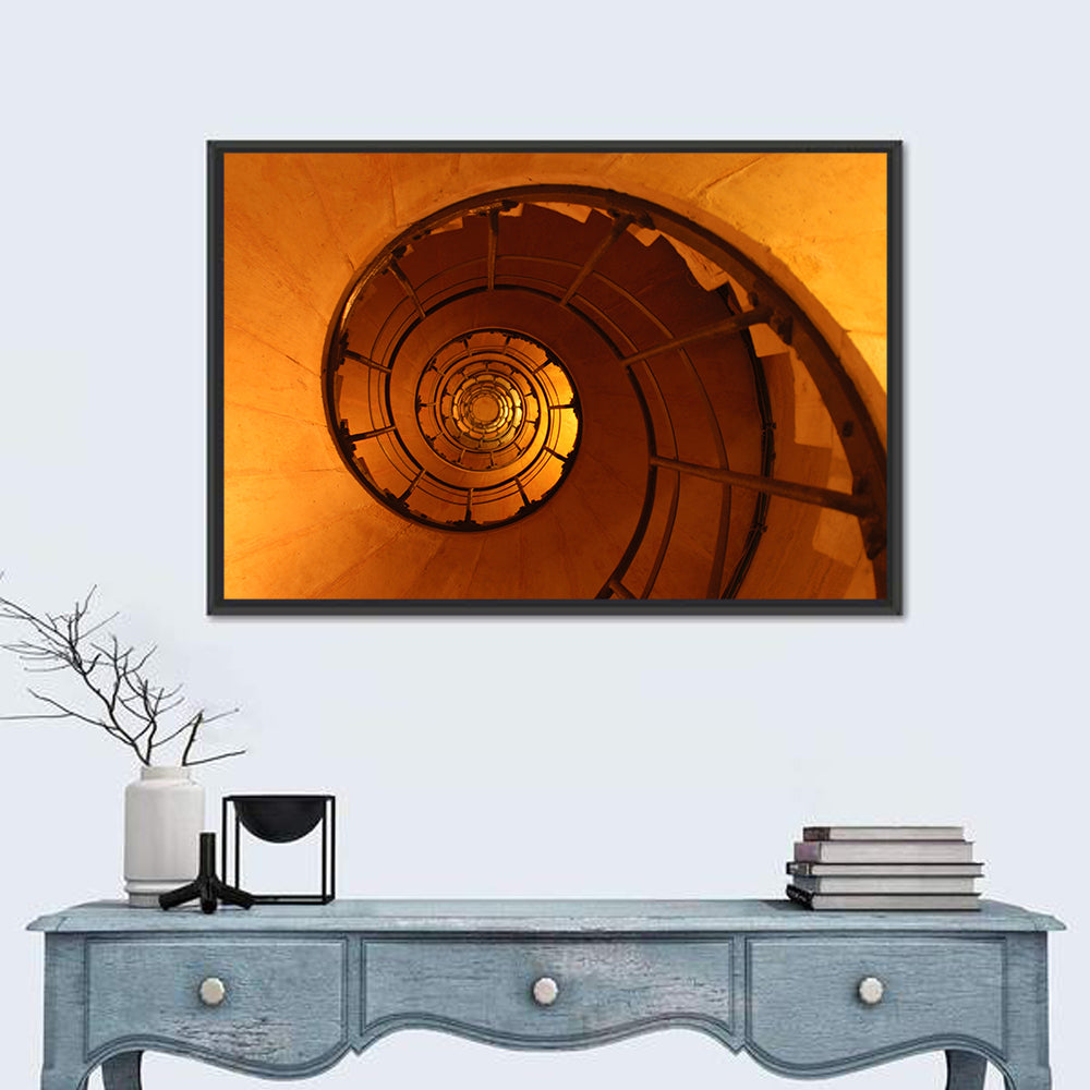 Vortex Spiral Staircase Wall Art