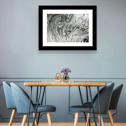 Sticky Liquid Abstract Pattern Wall Art