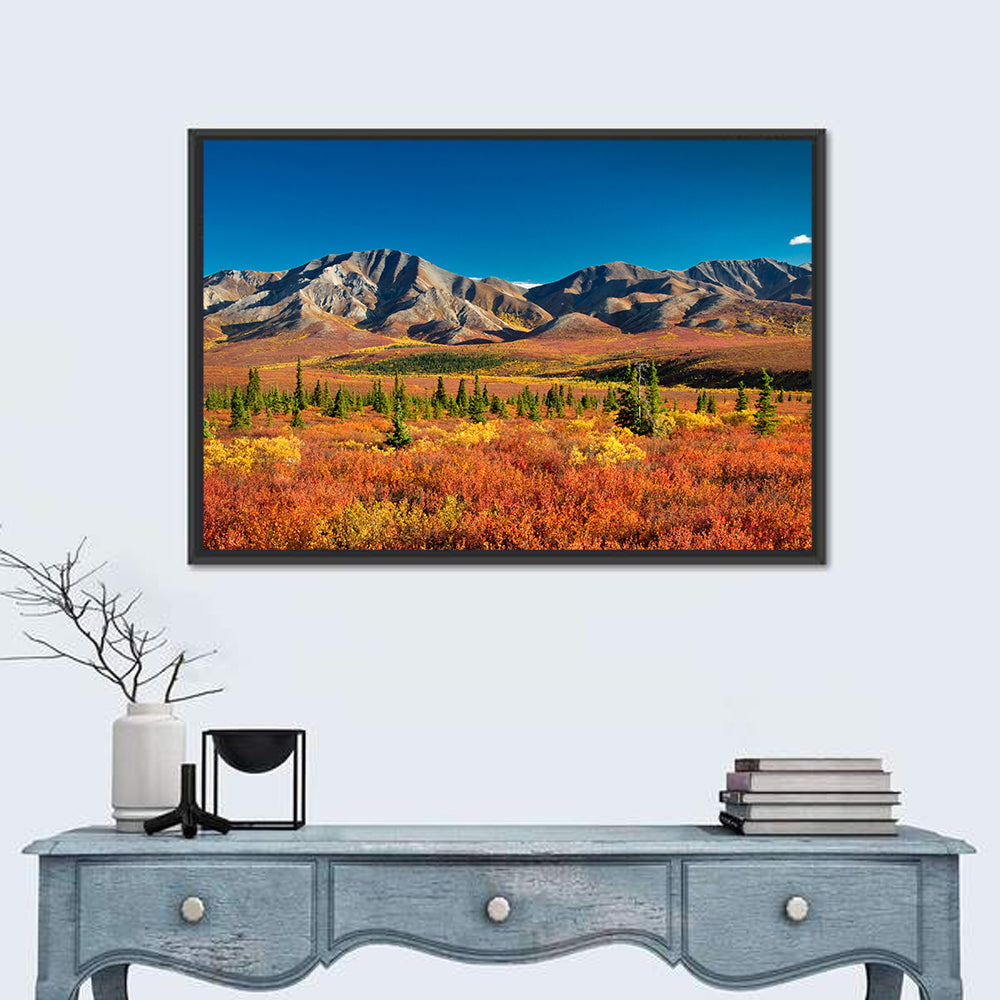 Denali Autumn Peaks Wall Art
