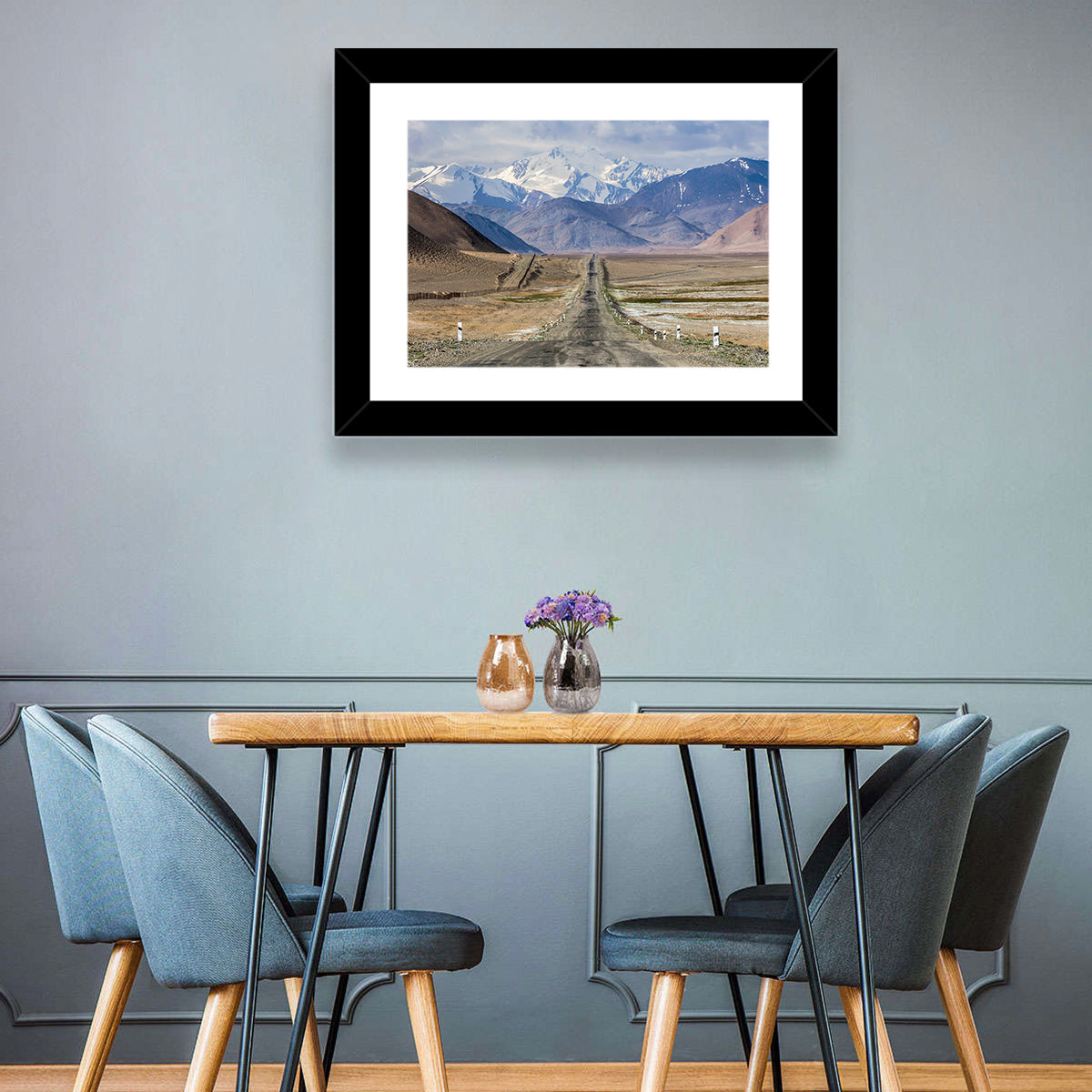 Pamir Mountains Road Wall Art