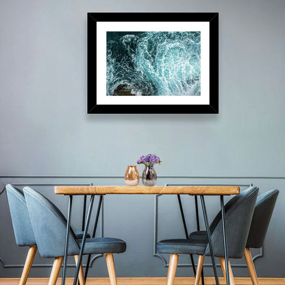 Ocean Waves Splash Wall Art
