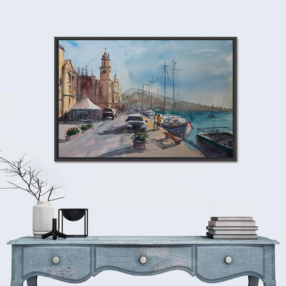 Valette City Sketch Wall Art