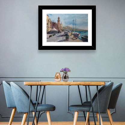 Valette City Sketch Wall Art
